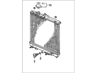 RADIATOR COMP.(ND (19010-P01-013) - 2