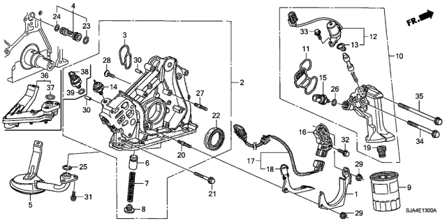 O-RING (15221-RYE-A01) - 4