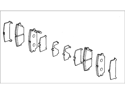 SET,PAD FR (17CL- (45022-SE0-911) - 2