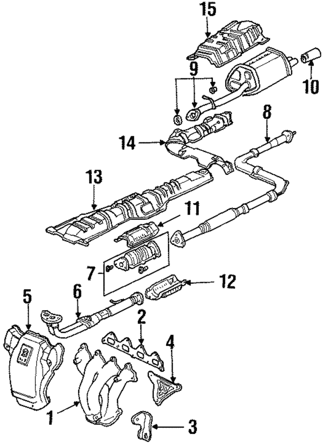 PIPE B,EXHAUST (18220-SS0-306) - 2