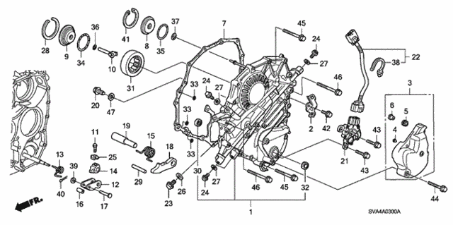 Gasket, transmission side cover (21812-RPC-000) - 2