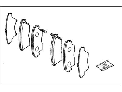 SET,PAD FR (16CL- (45022-SH3-930) - 2