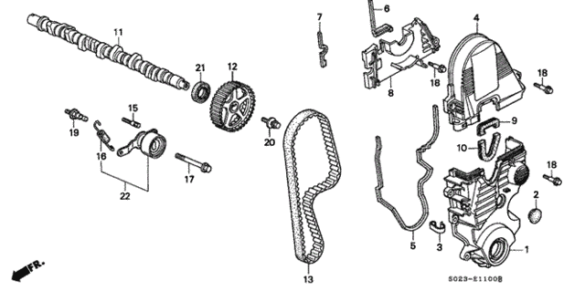 CAMSHAFT (14111-P2P-A00) - 2