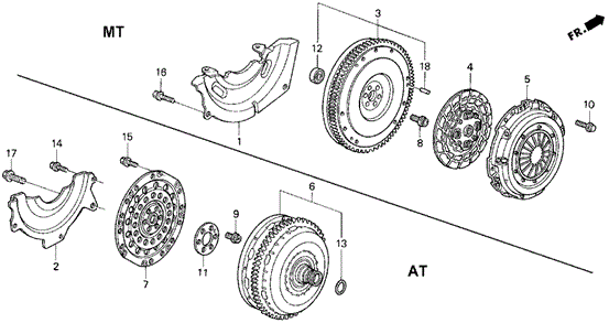 Маховик (22100-PEL-005) - 2