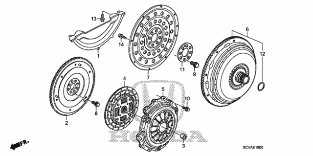 Маховик (22100-PNB-003) - 2