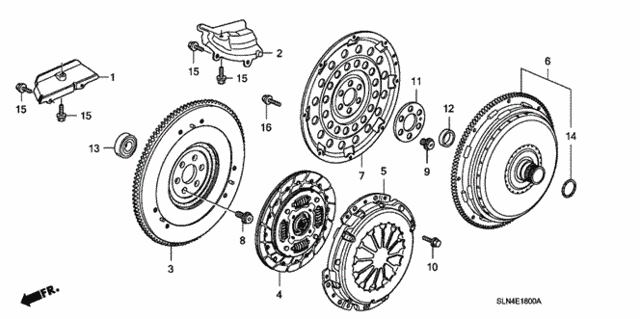 Маховик (22100-PWA-005) - 2