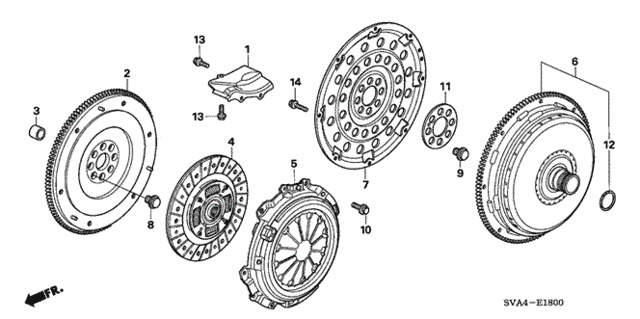 FLYWHEEL COMP (22100-RNA-003) - 2