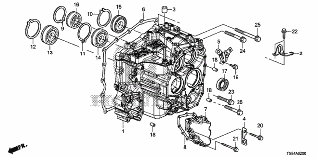 Шарикопідшипник (91001-RZ2-006) - 2