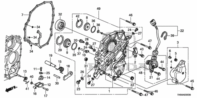 Sensor Assembly, Position (28900-RR4-305) - 2