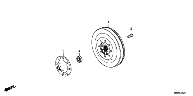 Bearning, Ball (91001-RRA-A01) - 2