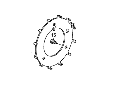 PLATE,CRANK PULSE (13622-R60-U00) - 3