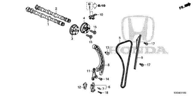 CAMSHAFT COMP,IN (14110-59B-000) - 2