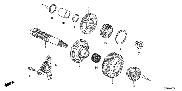 Bearning, Ball (91003-RT4-005) - 2