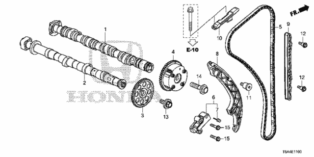 SPRKT,46T C-CHAIN (14211-5R7-A01) - 2