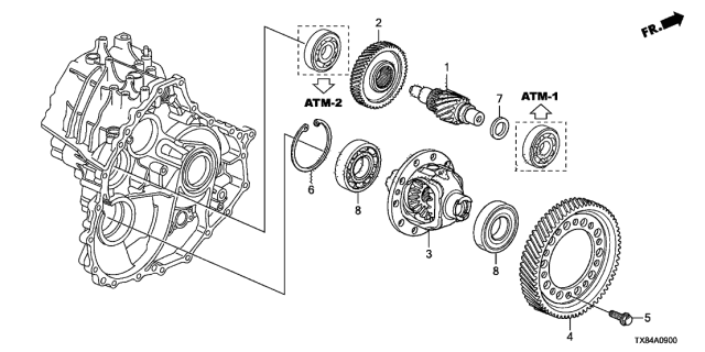 Bearning, Ball (91005-RBL-003) - 2