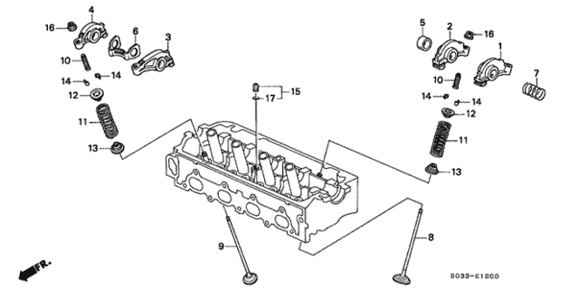 Коромисло впускного клапана ГРМ (14622-P2A-000) - 2