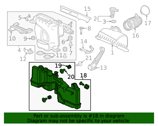 CHAMBER ASSY,RESO (17230-5BA-A00) - 3