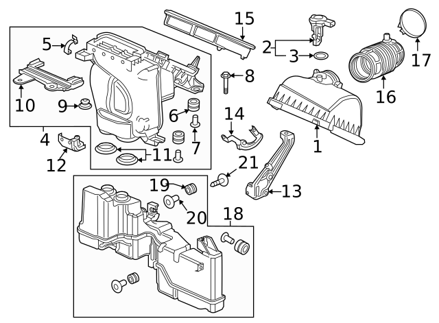 CHAMBER ASSY,RESO (17230-5BA-A00) - 4