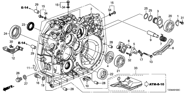 Шарикопідшипник (91009-50P-006) - 2