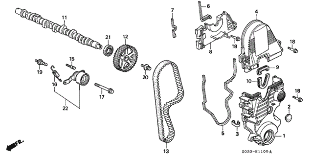 CAMSHAFT (14111-P2E-A10) - 2