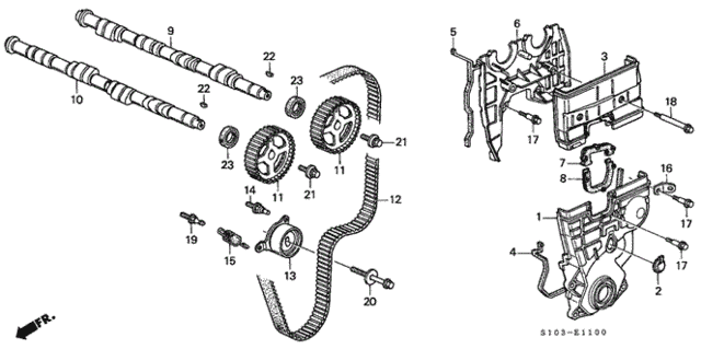 CAMSHAFT,IN (14111-PHK-000) - 2