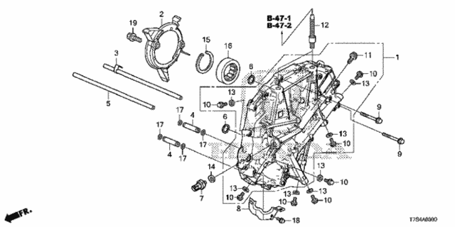 Кришка корпусу АКЗШ у зборі (21230-52F-000) - 2