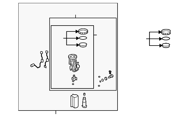 Паливний насос в зборі - 1