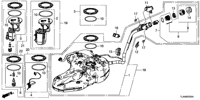 SET,METER COMP (17047-TLA-A02) - 1