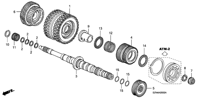 Bearning, Ball (91017-RT4-003) - 2