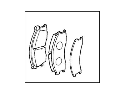 SET,PAD (TYPE 15C (45022-693-600) - 2