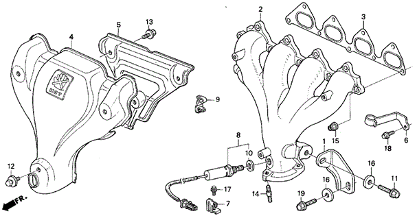 Sensor oxygen (36531-P5K-003) - 2