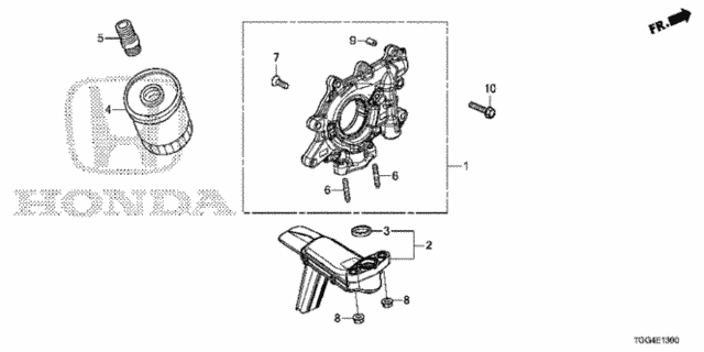 STRAINER COMP,OIL (15220-59B-005) - 2