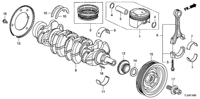 BRG C,MAIN UPPER (13323-PRB-A01) - 4