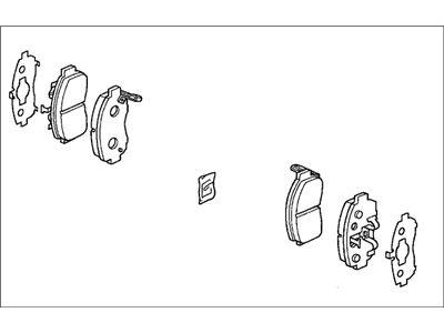 SET,PAD FR (AD45T (45022-S3Y-A01) - 2