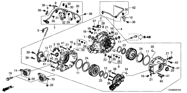 Шарикопідшипник (91031-5M0-003) - 2