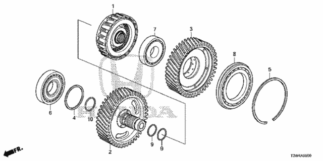 Шарикопідшипник (91002-5Y4-006) - 2