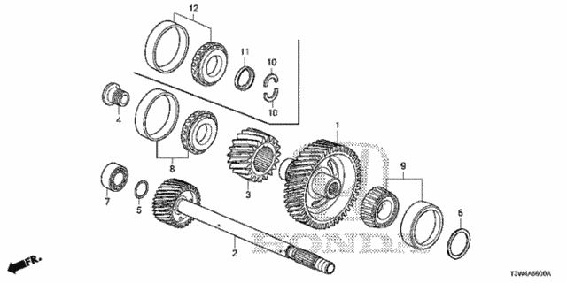 Bearning, Ball (91011-5Y4-003) - 2