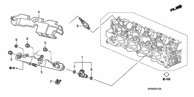 INJECTOR ASSY,FUE (16450-RNA-A01) - 2