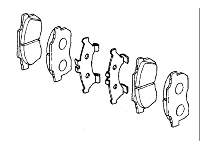 SET,PAD (TYPE 15C (45022-SA0-660) - 2