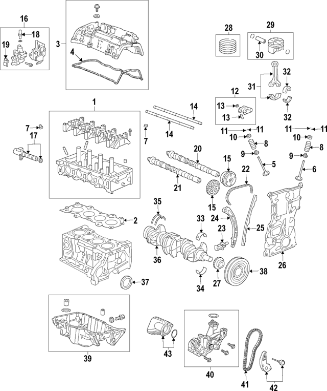 PISTON A SET (13010-RPY-G01) - 2