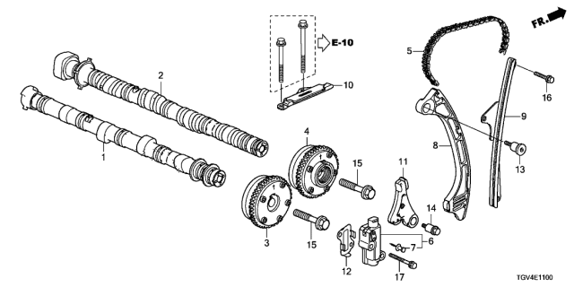 ACT.ASSY,46T VTC (14310-RPY-G01) - 2