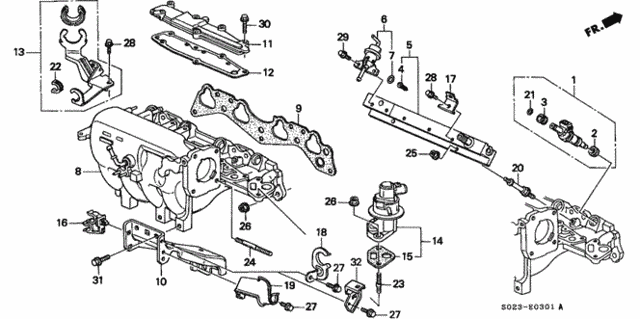 GASKET, IN MNFLD (17105-P2J-014) - 2