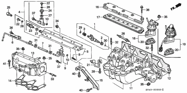 GASKET,IN MNFLD A (17105-P0A-004) - 2