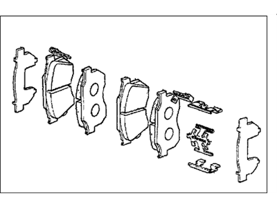 PAD,SET (TYPE-15C (45022-SB0-672) - 2