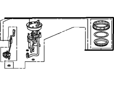 Fuel filter (17048-STX-A00) - 2