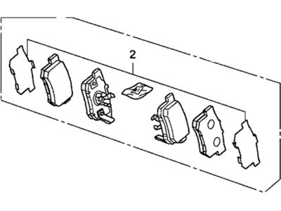 SET,PAD RR (43022-TP6-A01) - 1