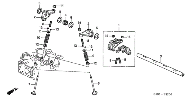 ARM COMP,ROCKER (14621-PWA-000) - 2