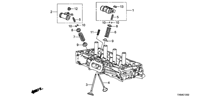 ARM ASSY,EXH ROCK (14620-5A2-A00) - 2