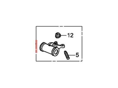 Коромисло впускного клапана ГРМ (14620-5A2-A10) - 2