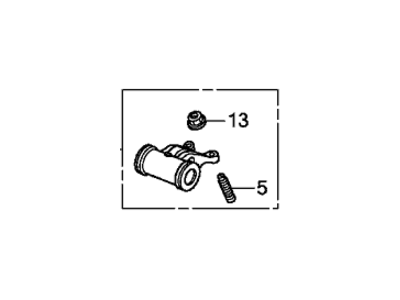 ARM ASSY,EXH ROCK (14620-5A2-A00) - 3